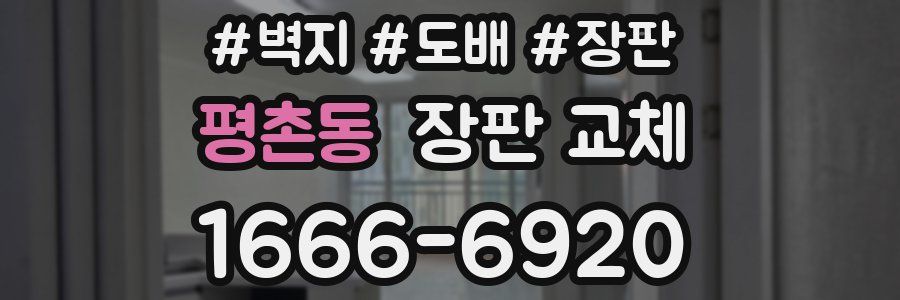 평촌동 장판 교체