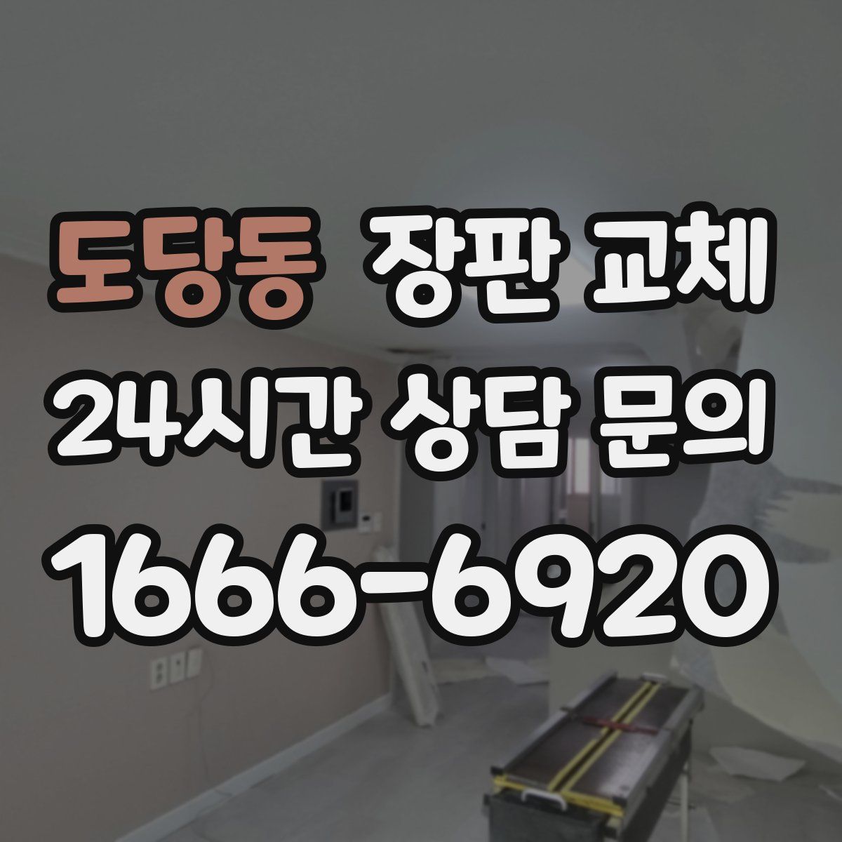 도당동 장판 교체