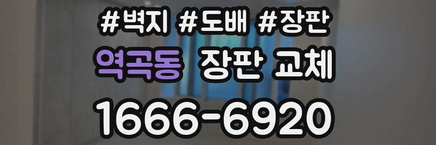 역곡동 장판 교체