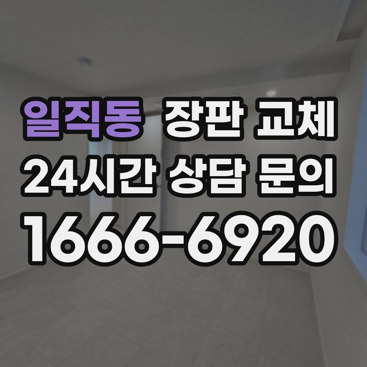 일직동 장판 교체