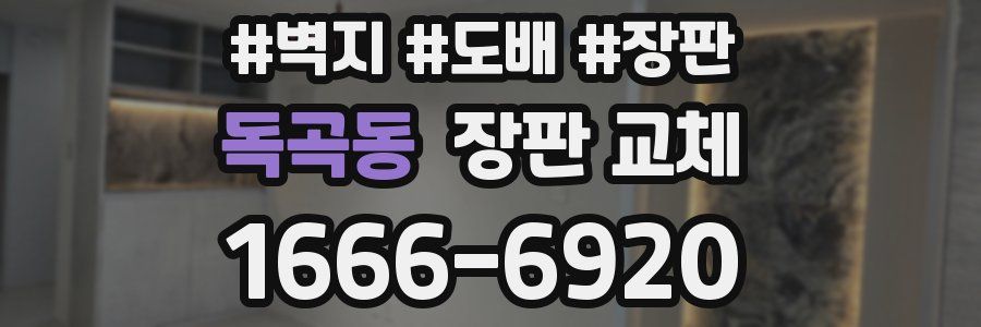 독곡동 장판 교체