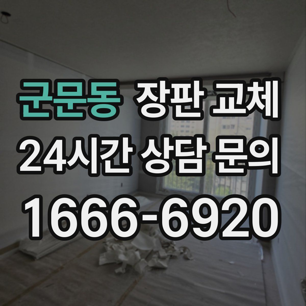 군문동 장판 교체
