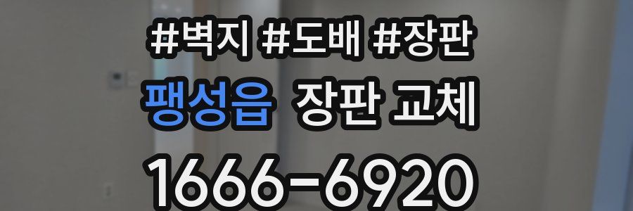 팽성읍 장판 교체