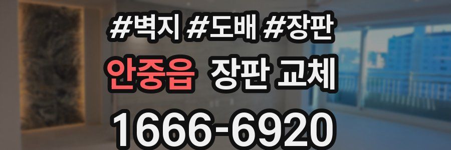 안중읍 장판 교체