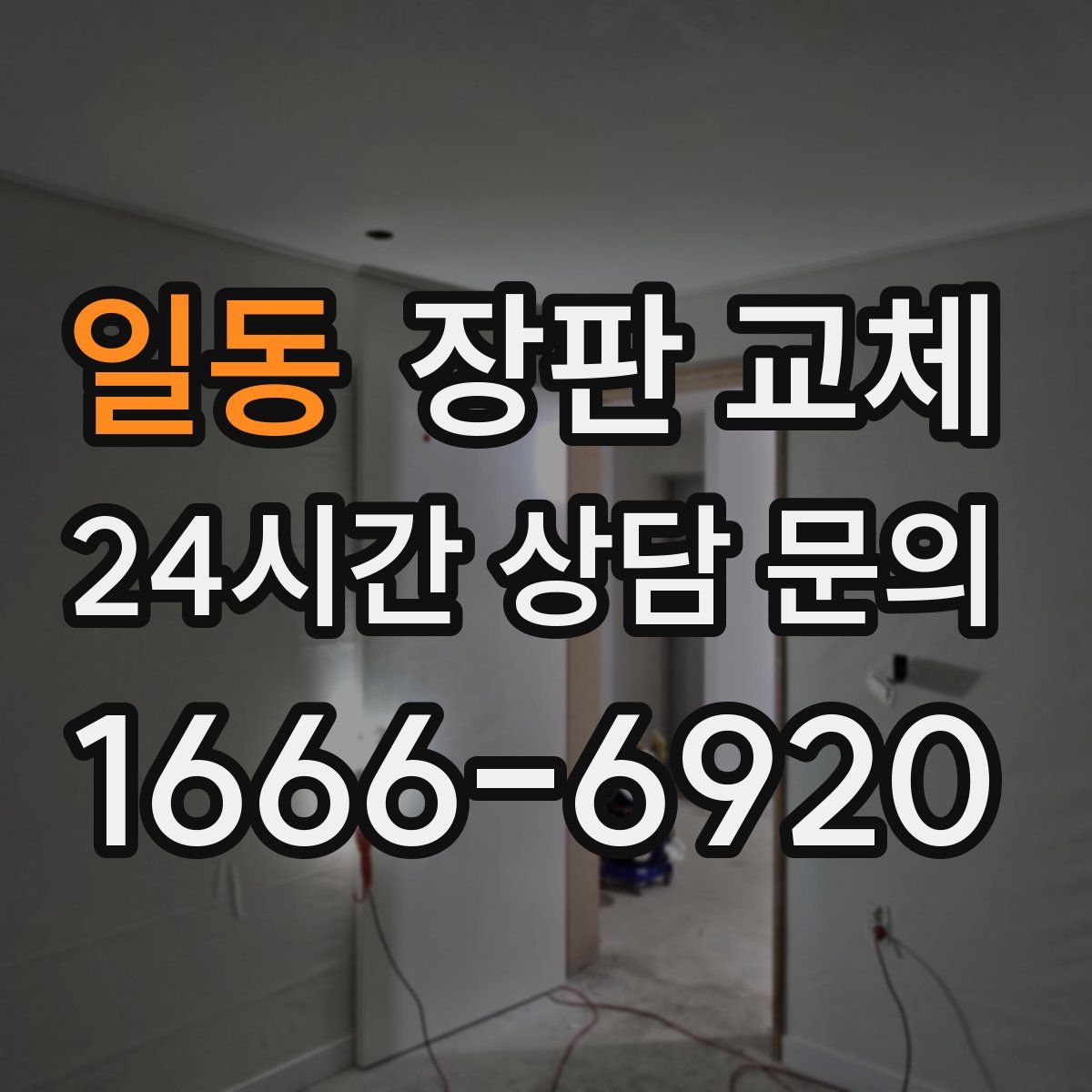 일동 장판 교체
