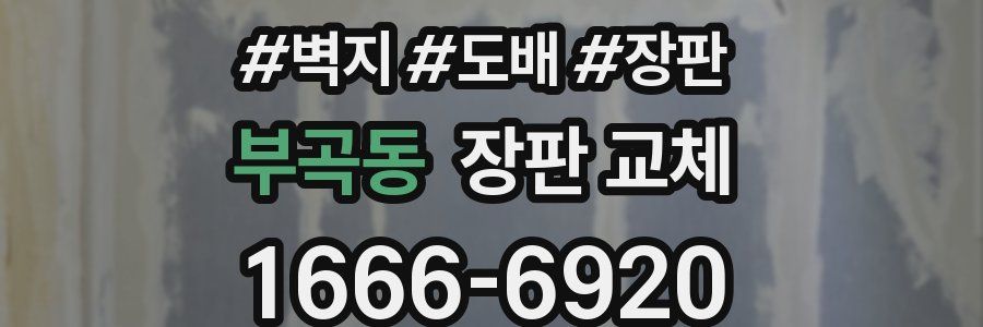 부곡동 장판 교체