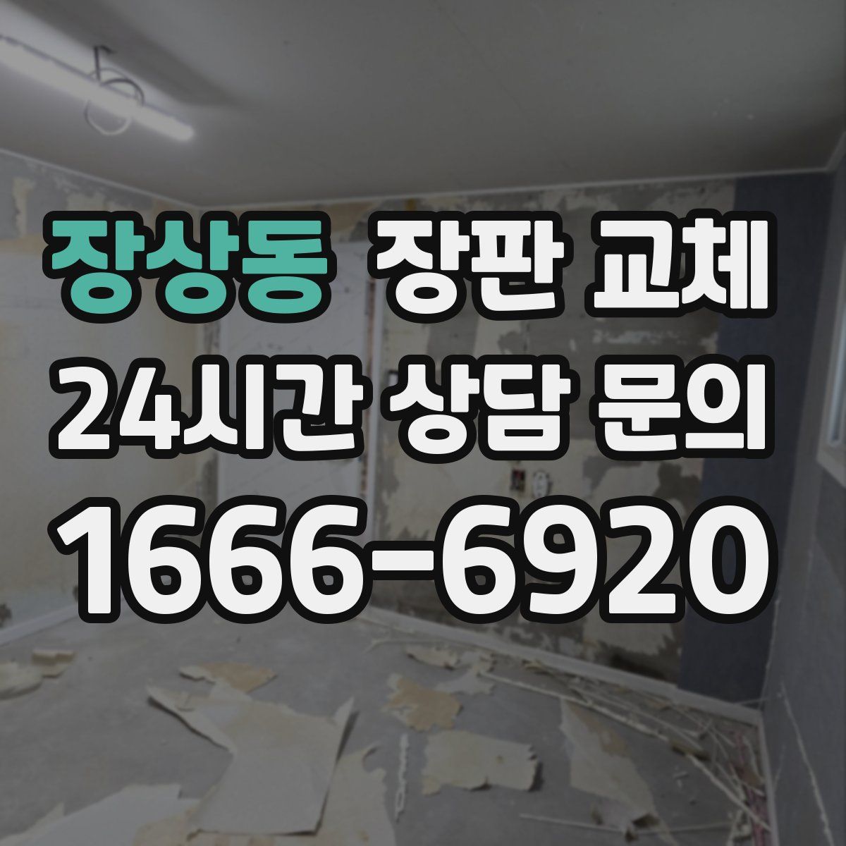 장상동 장판 교체