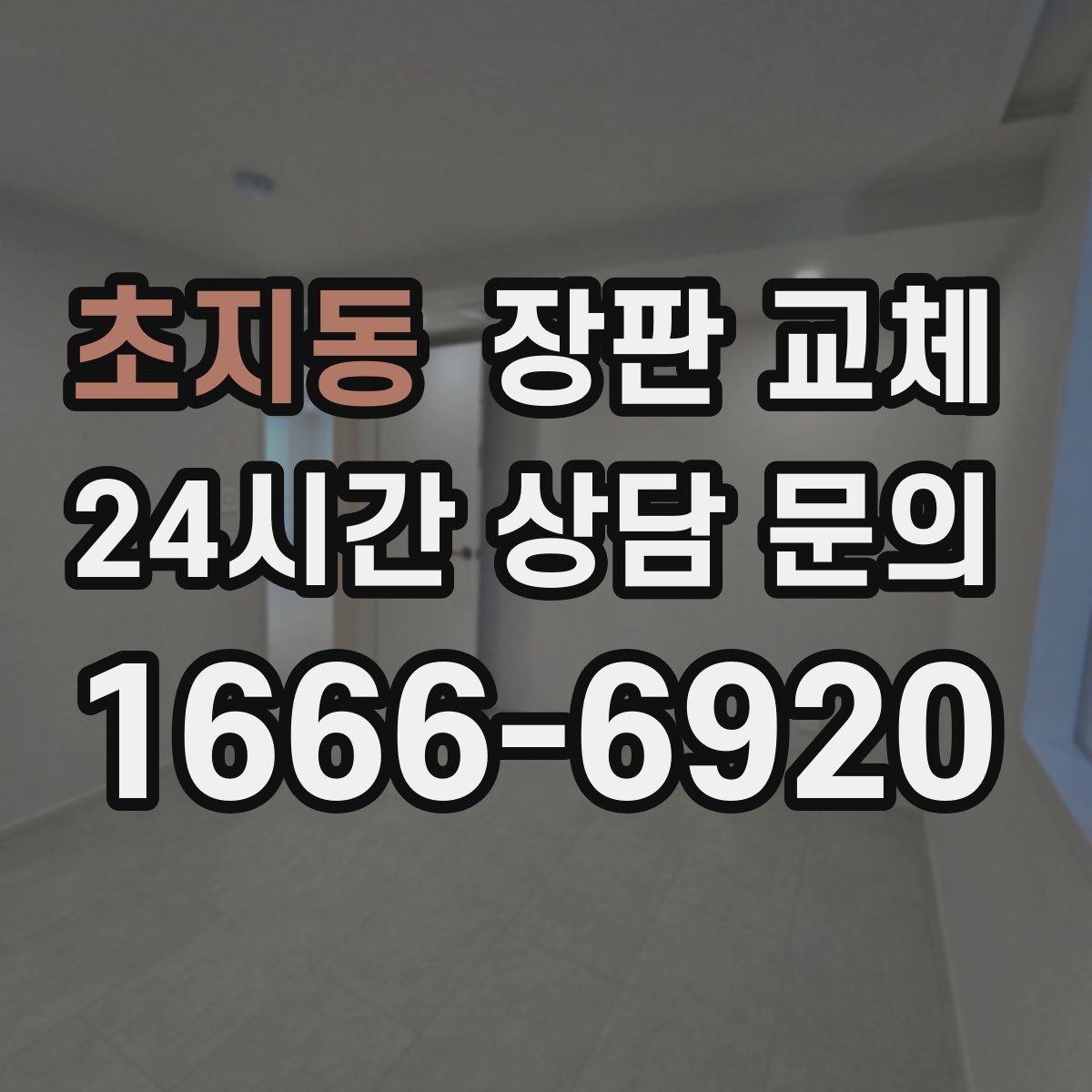 초지동 장판 교체