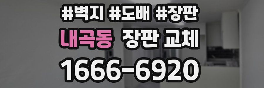 내곡동 장판 교체