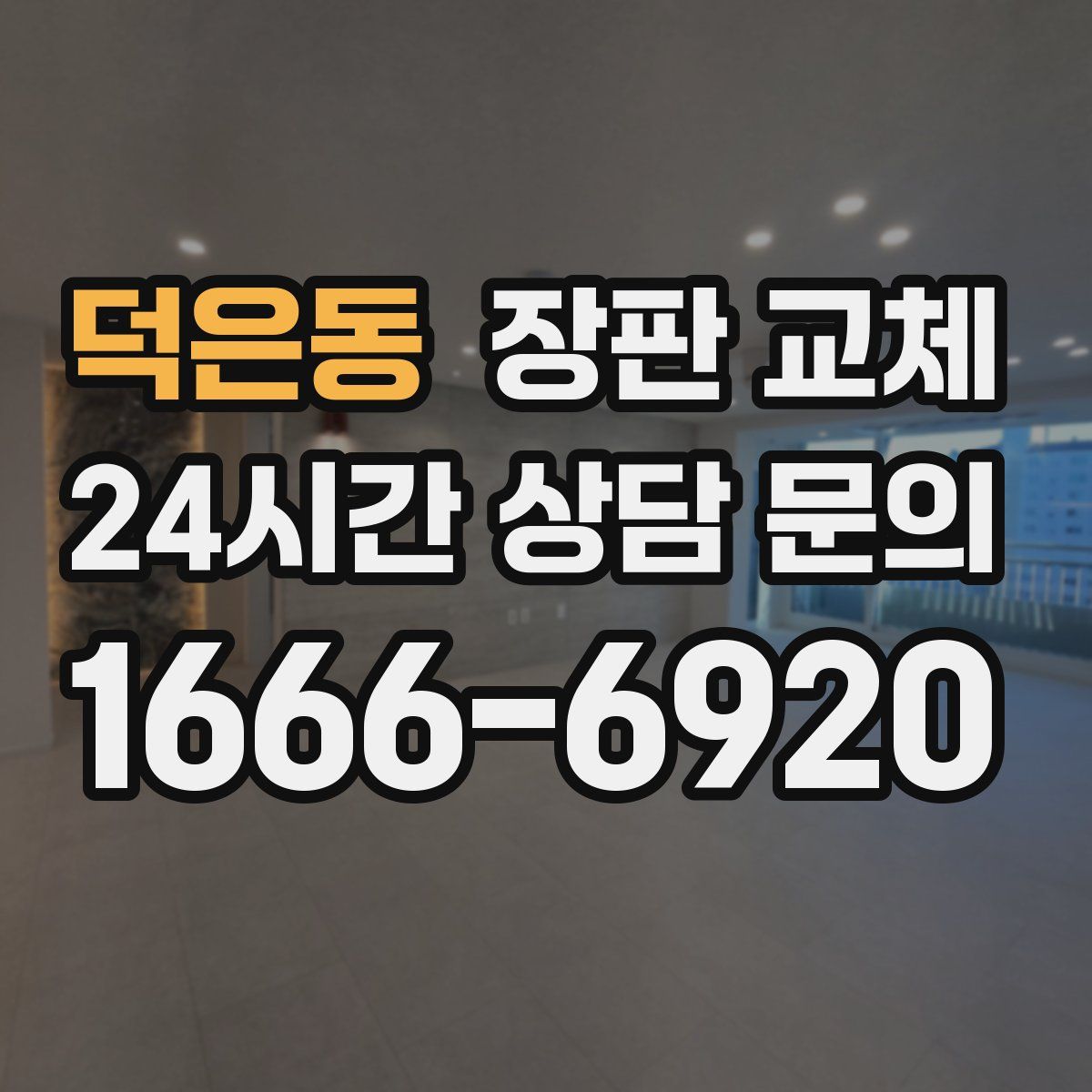 덕은동 장판 교체
