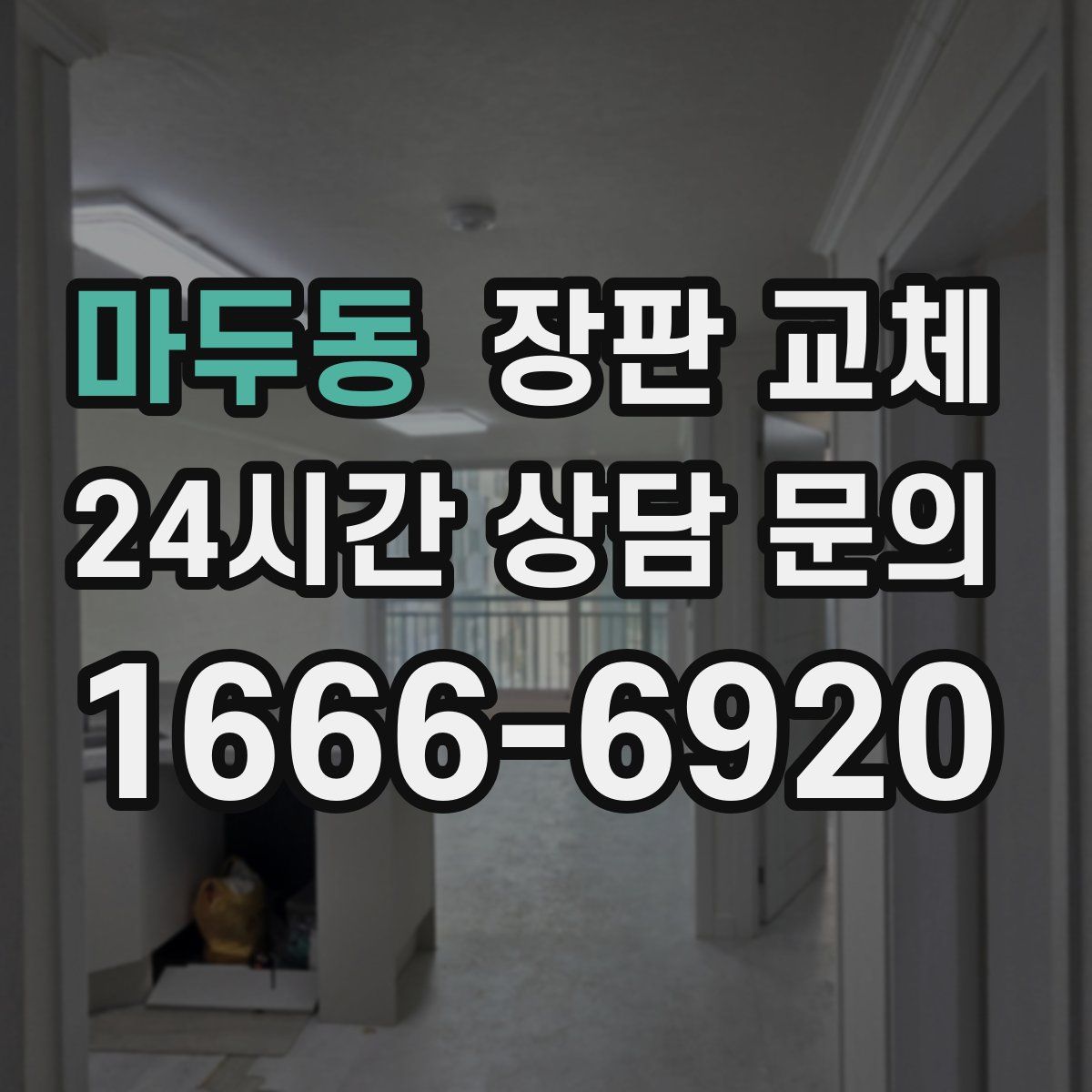 마두동 장판 교체