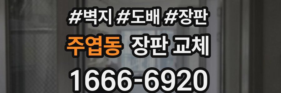 주엽동 장판 교체