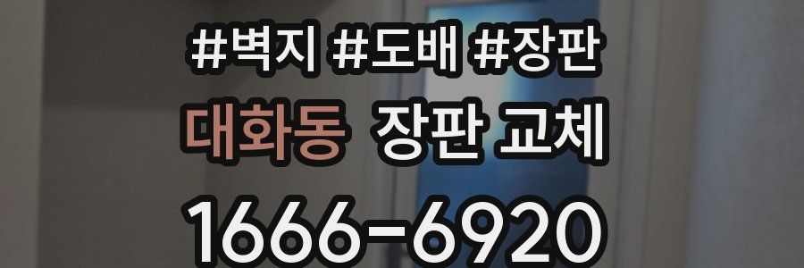 대화동 장판 교체
