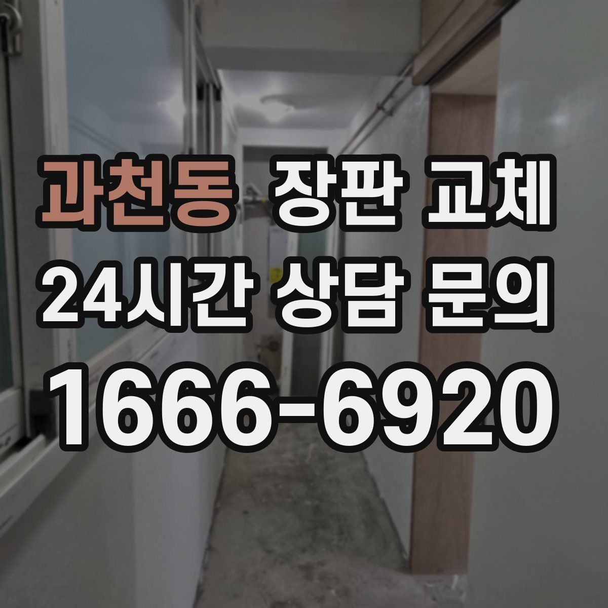 과천동 장판 교체