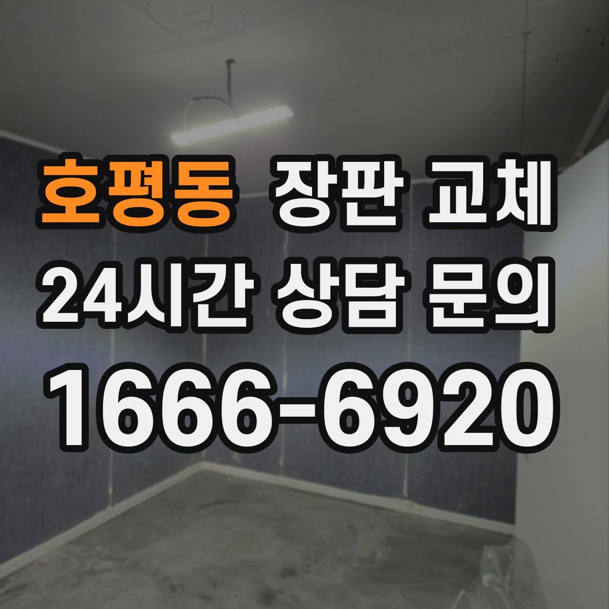 호평동 장판 교체