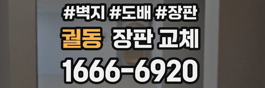 궐동 장판 교체