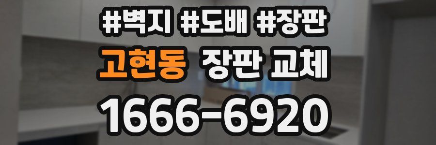 고현동 장판 교체