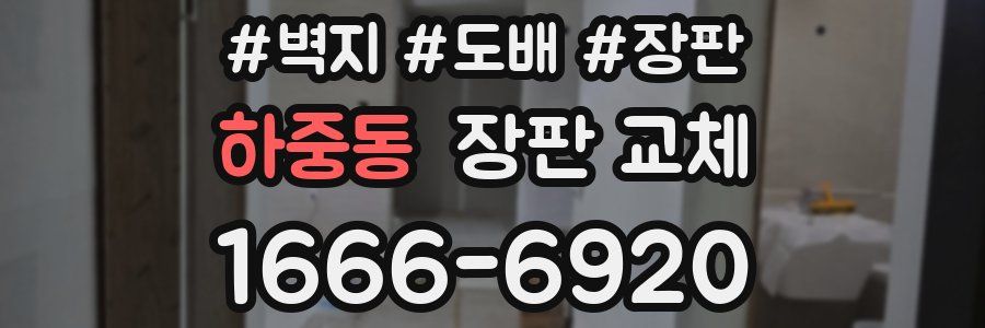 하중동 장판 교체