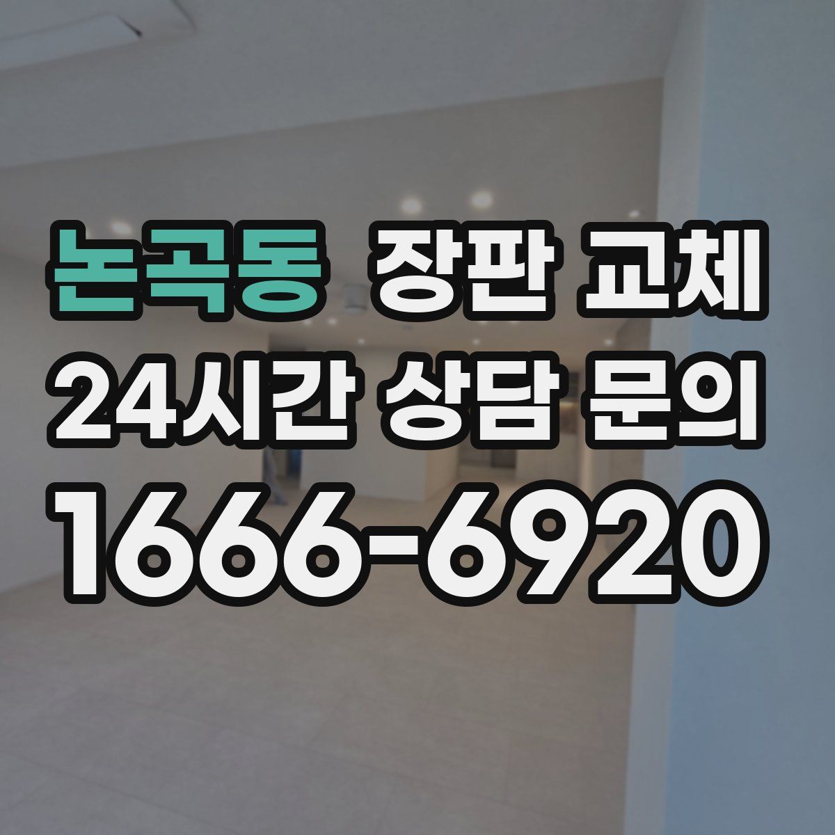 논곡동 장판 교체