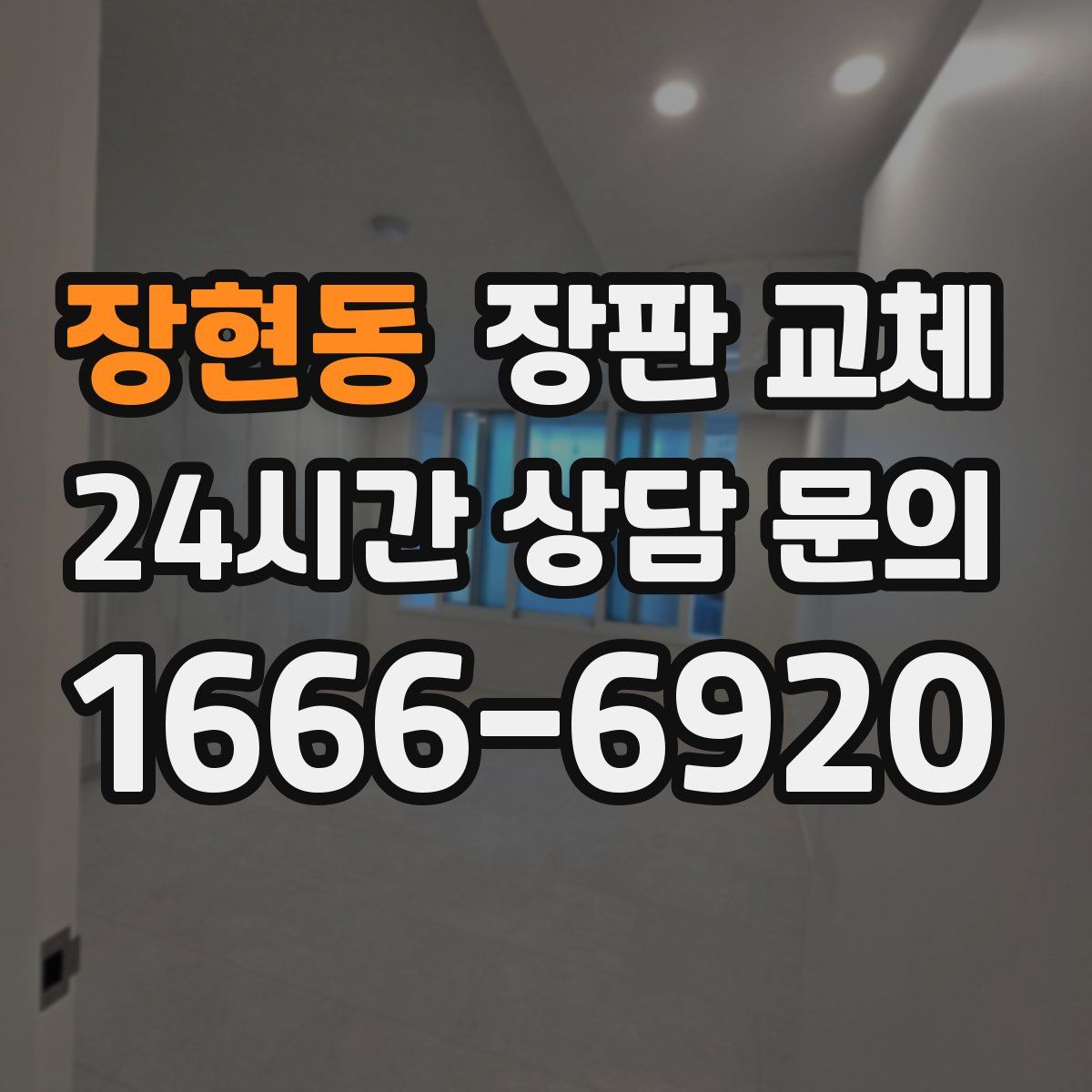 장현동 장판 교체