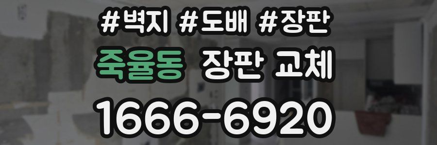 죽율동 장판 교체