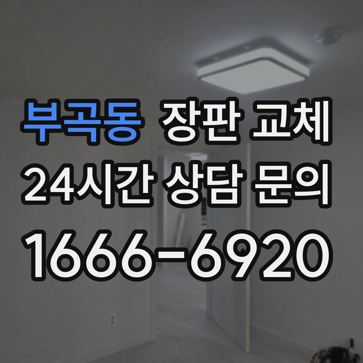 부곡동 장판 교체