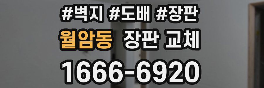 월암동 장판 교체