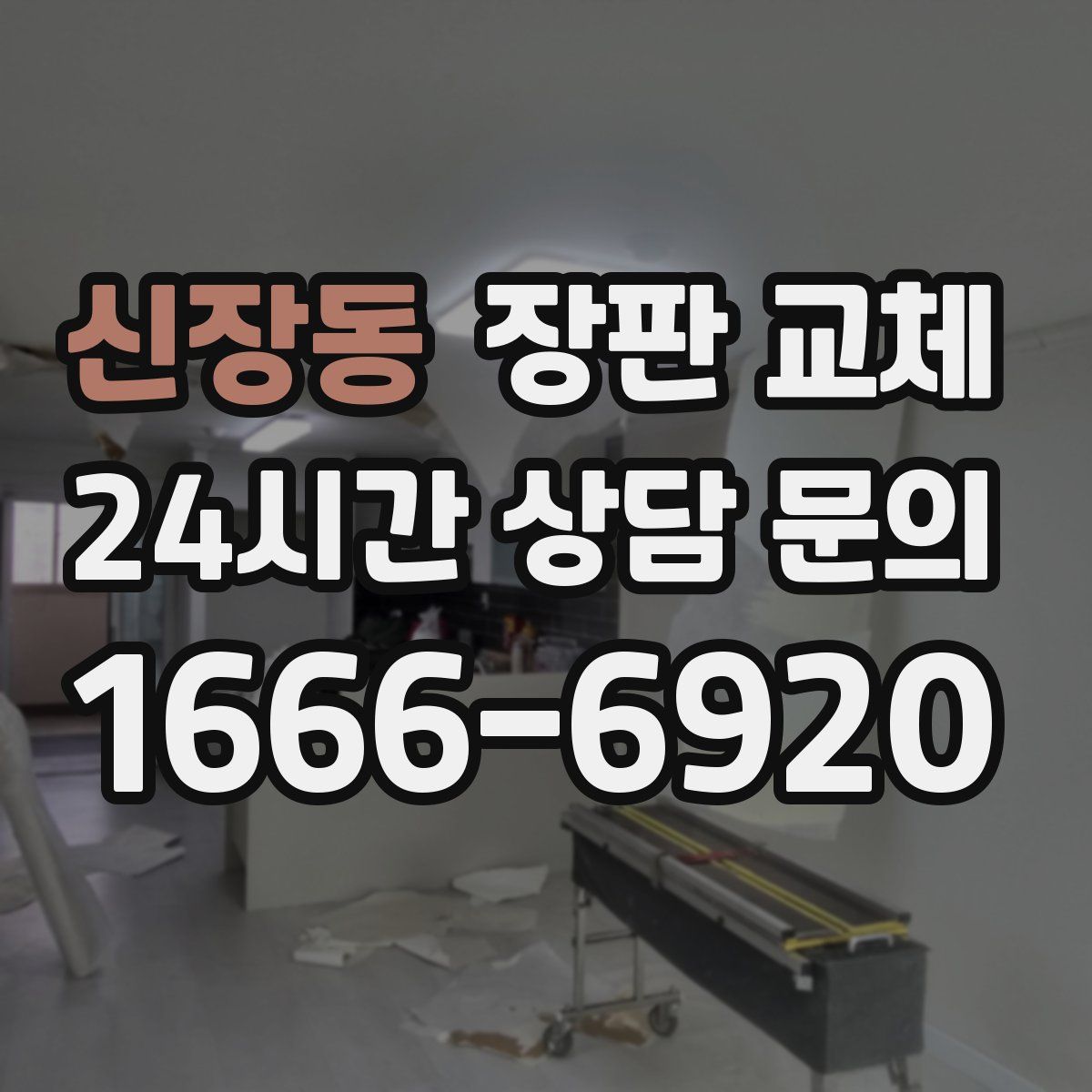 신장동 장판 교체
