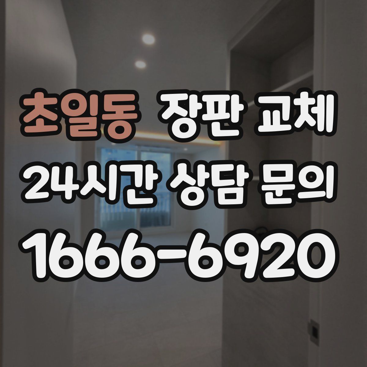 초일동 장판 교체