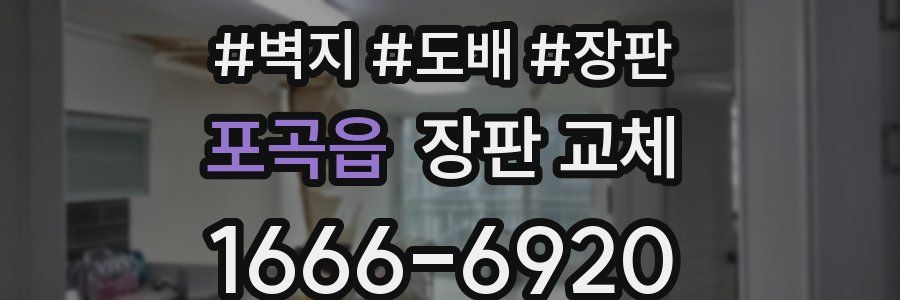 포곡읍 장판 교체