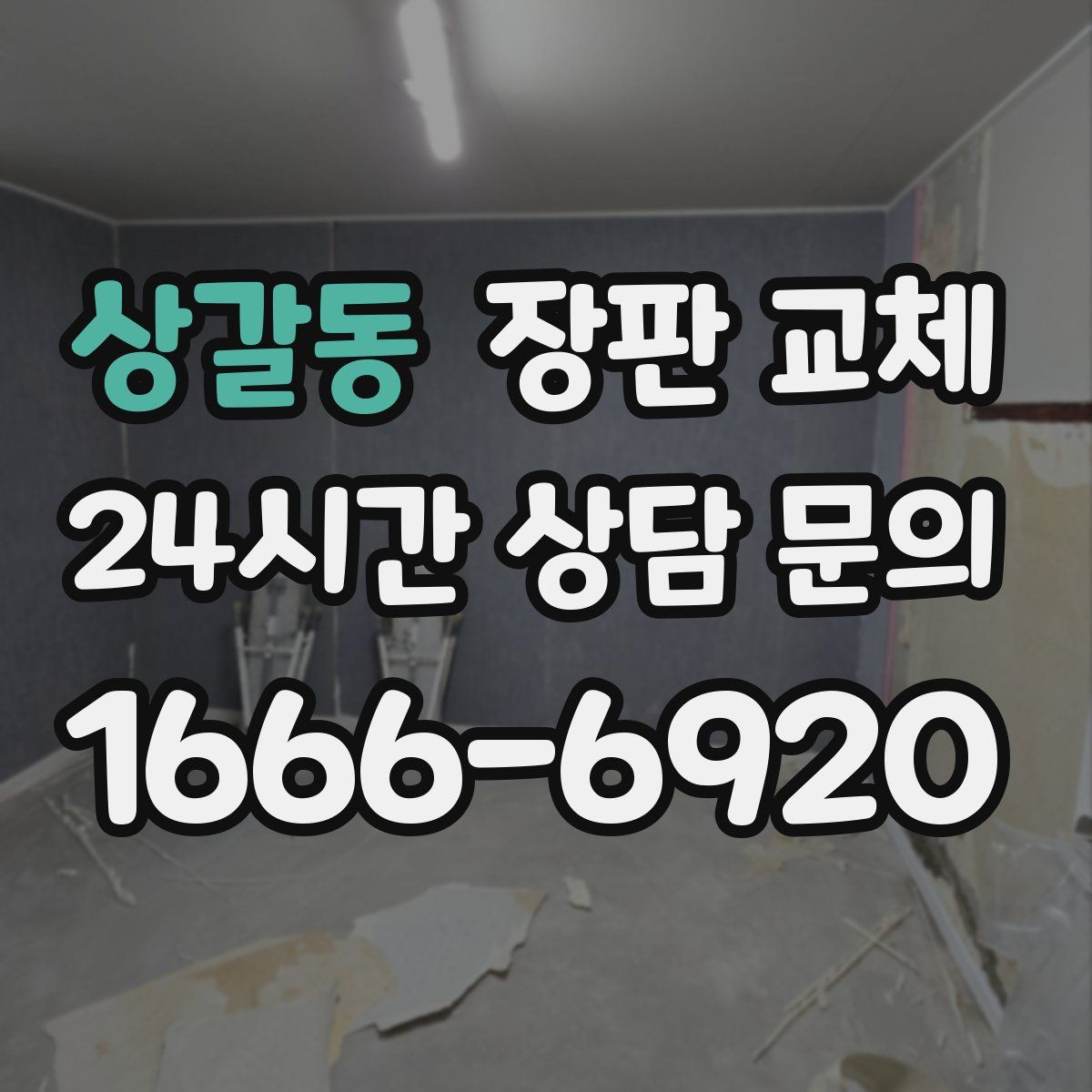 상갈동 장판 교체