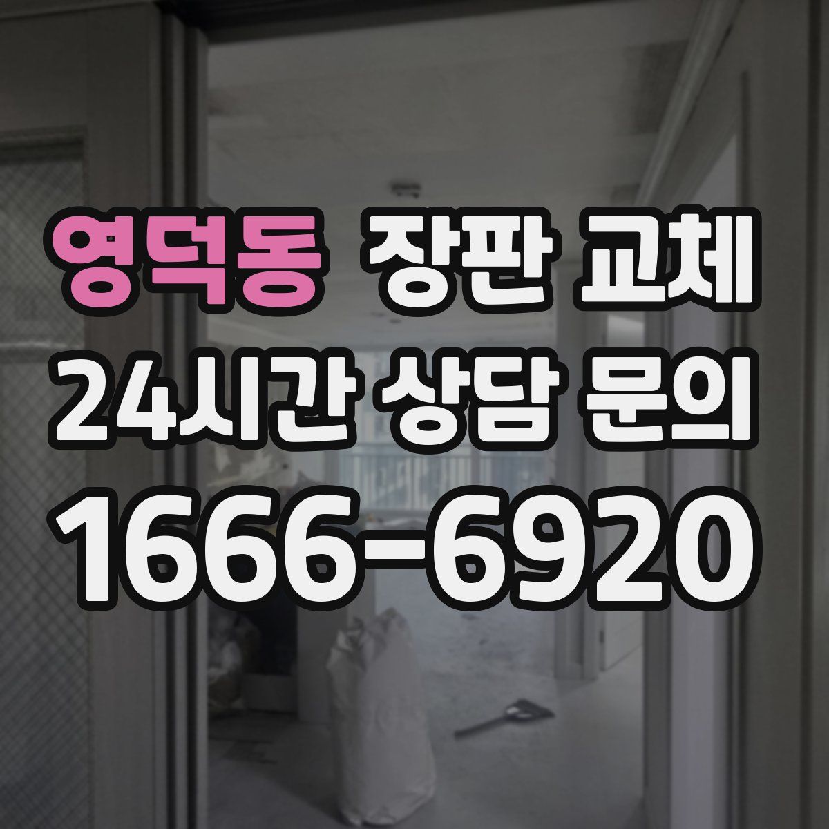 영덕동 장판 교체