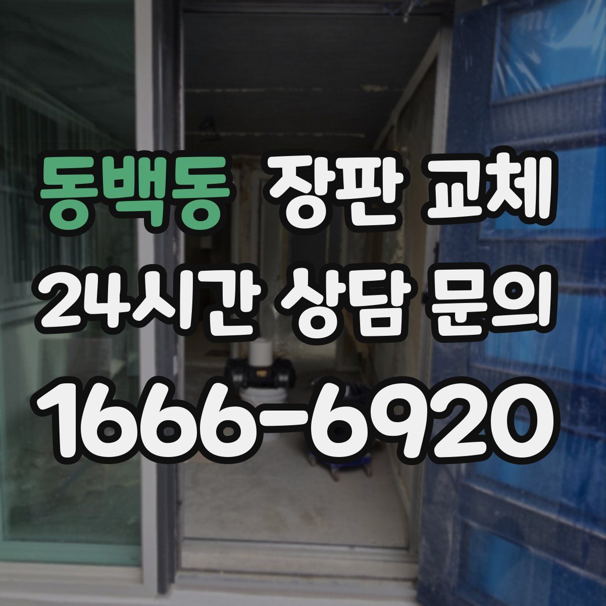 동백동 장판 교체