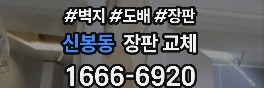 신봉동 장판 교체
