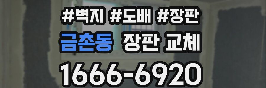 금촌동 장판 교체