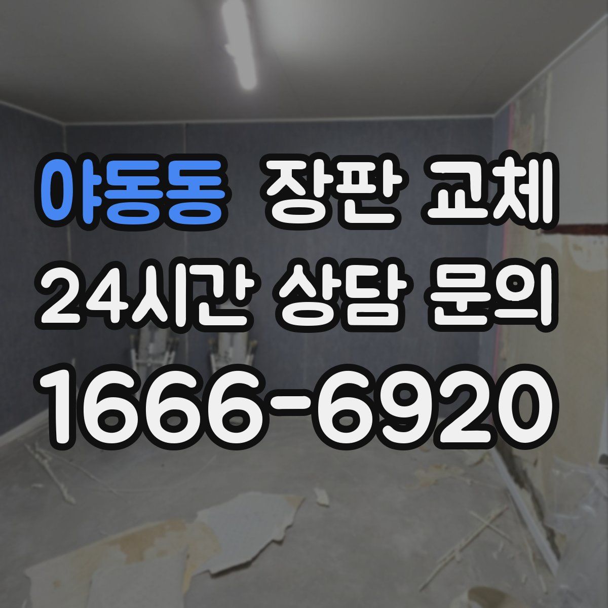야동동 장판 교체