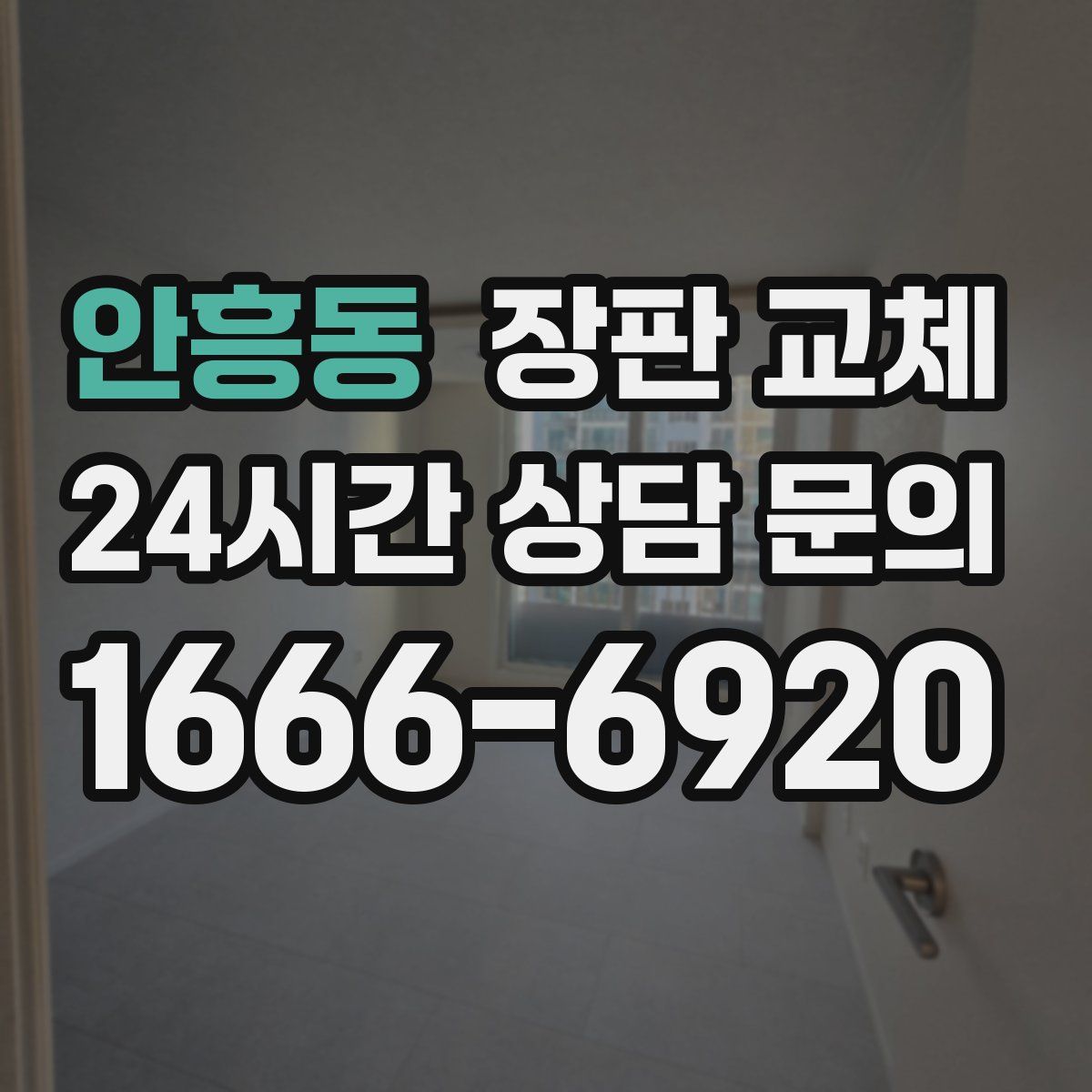 안흥동 장판 교체