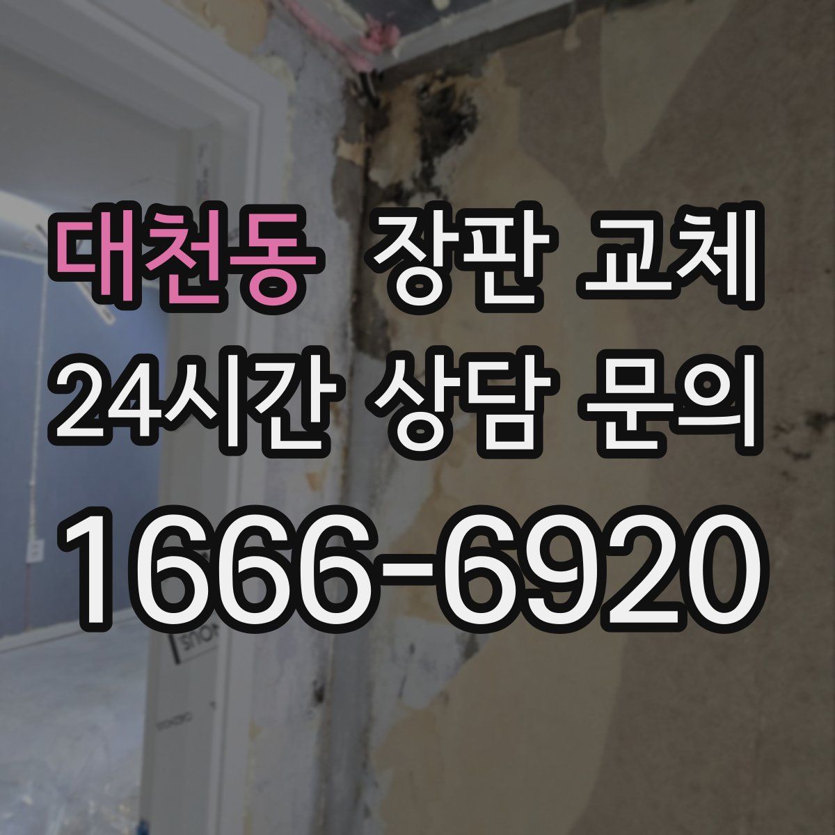 대천동 장판 교체