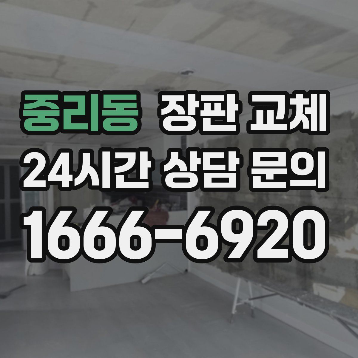 중리동 장판 교체