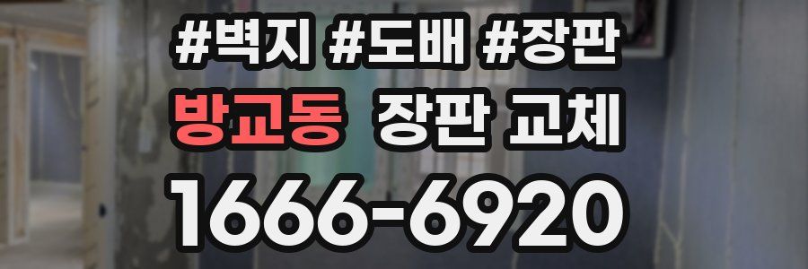 방교동 장판 교체