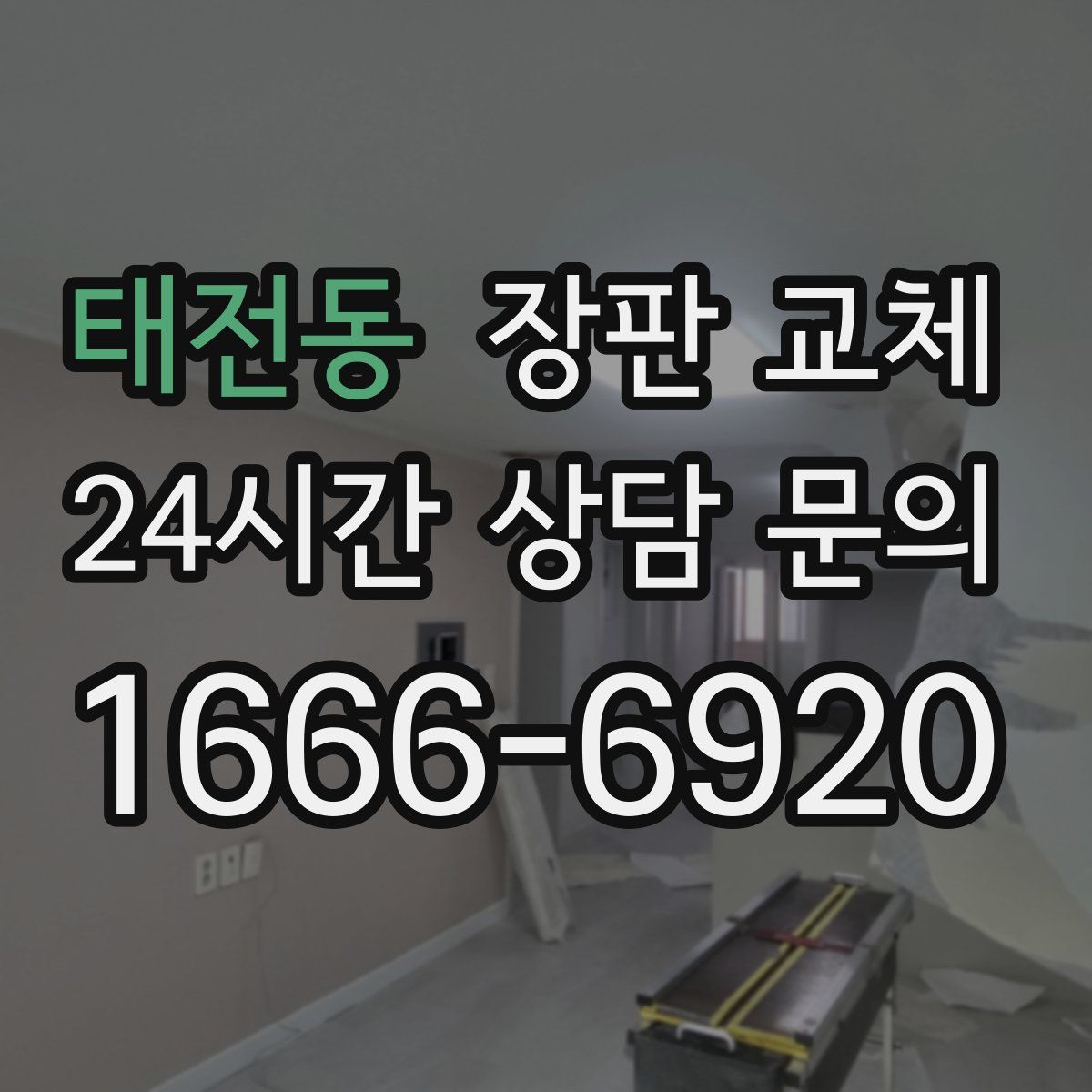 태전동 장판 교체