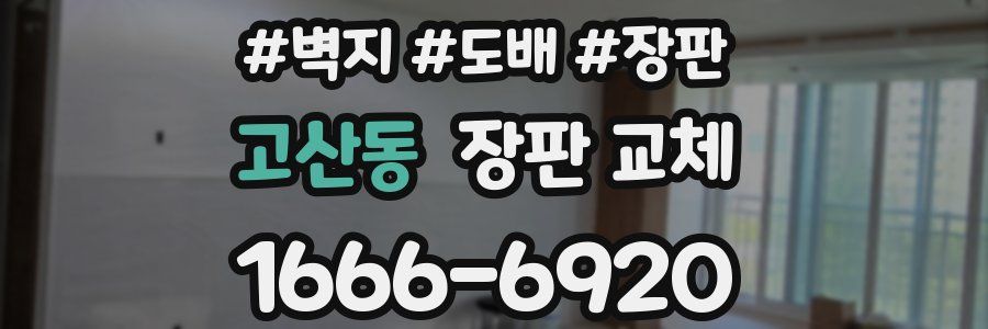 고산동 장판 교체