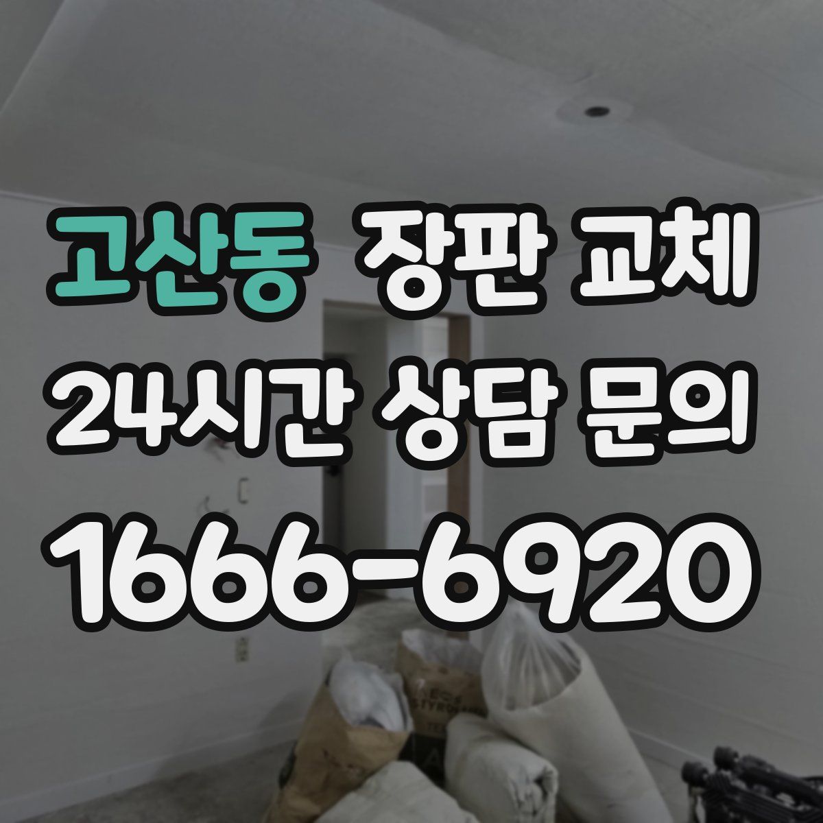 고산동 장판 교체