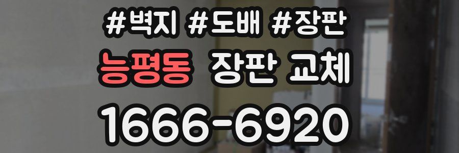 능평동 장판 교체