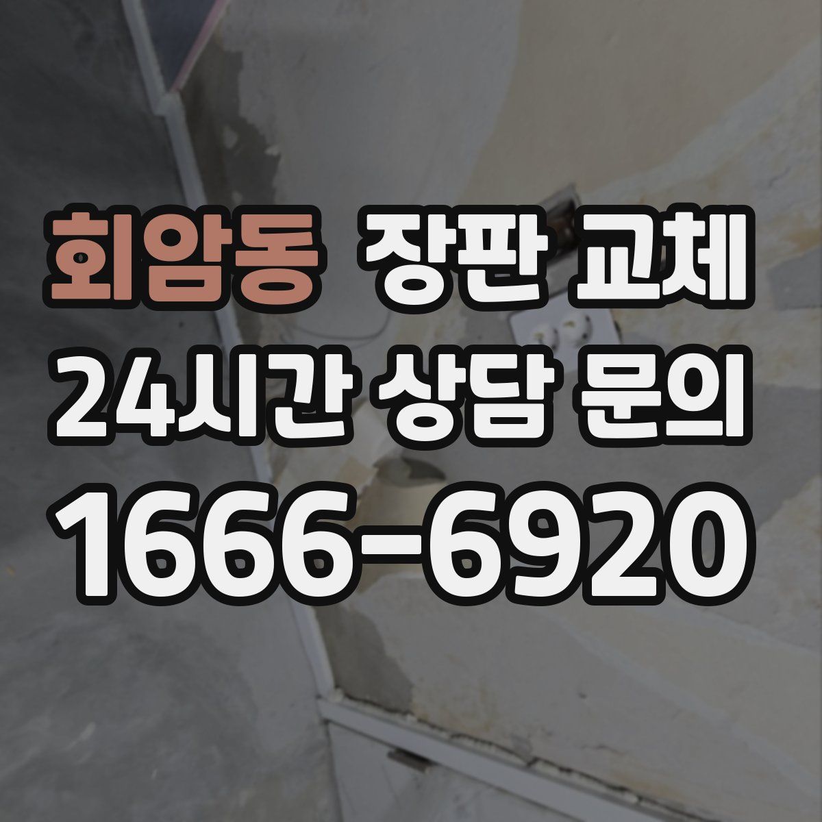 회암동 장판 교체