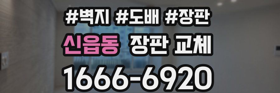 신읍동 장판 교체