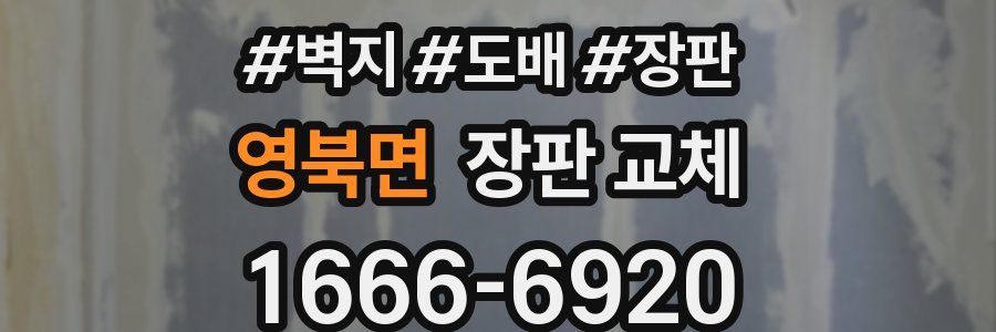 영북면 장판 교체