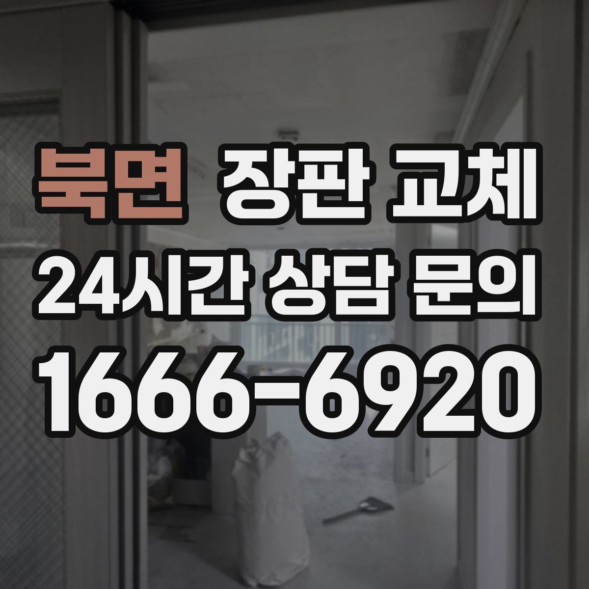 북면 장판 교체