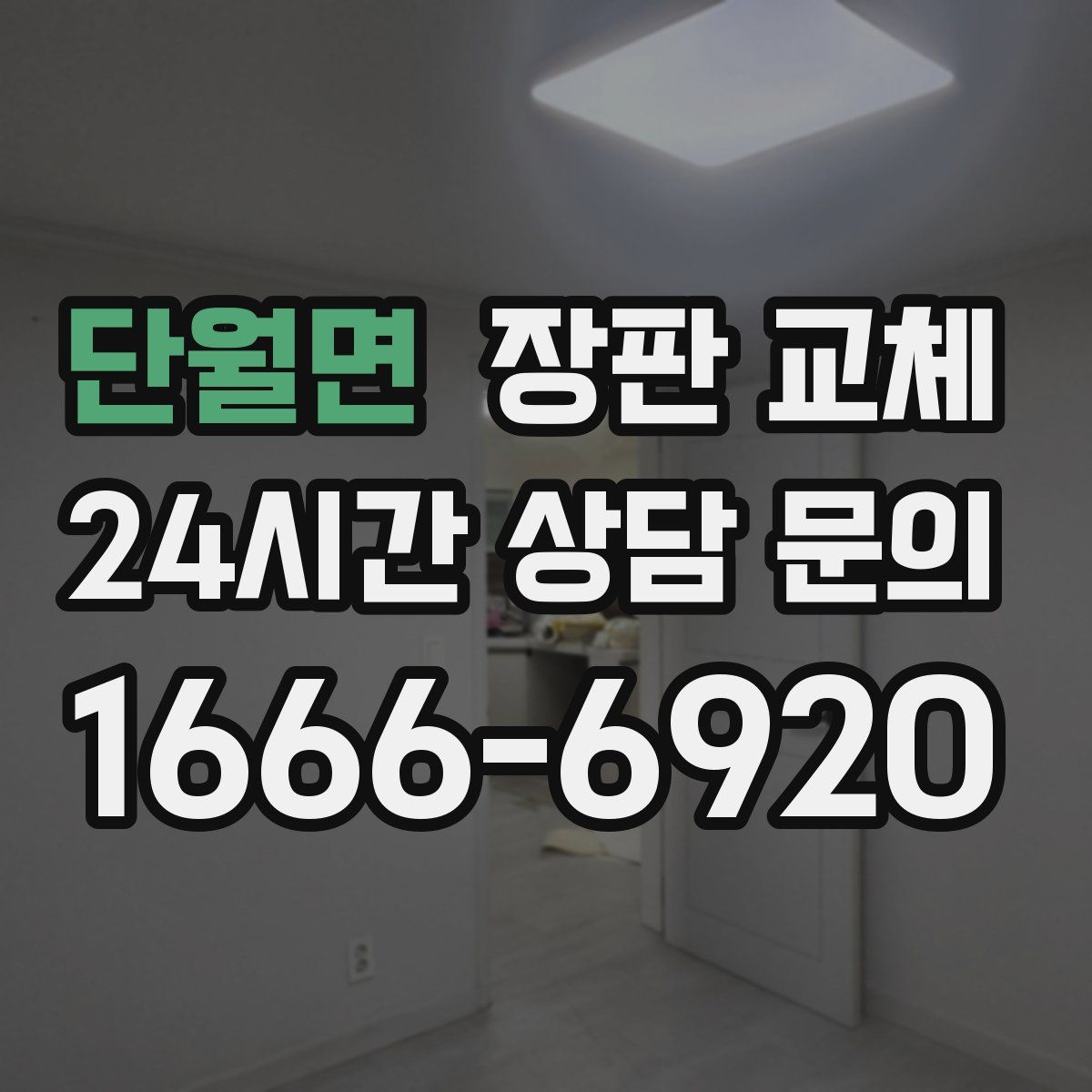 단월면 장판 교체