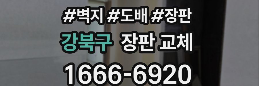 강북구 장판 교체